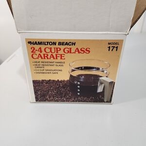 Hamilton Beach Glass Carafe with Heat Resistant Handle